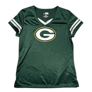 NFL Team Apparel Green Bay Packers Jersey Women Large Football Streetwear